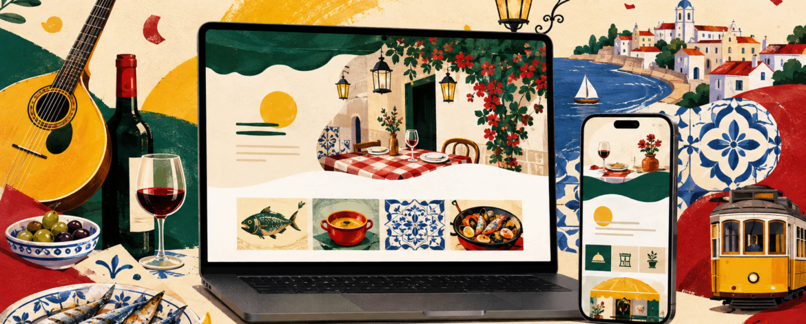Nouveau site internet du restaurant portugais A Tasquinha