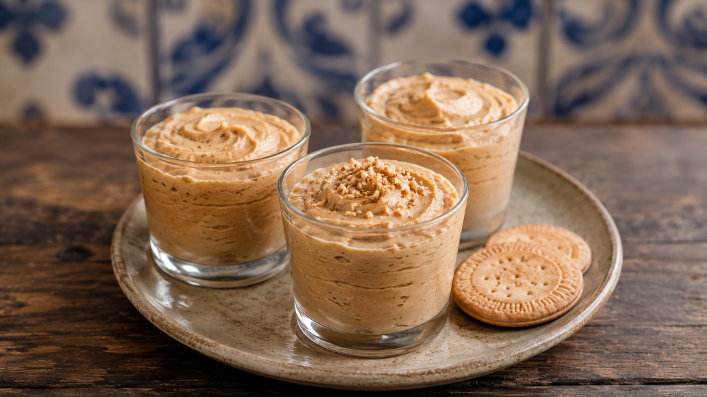 Baba de Camelo portugaise, mousse légère au caramel en verrine