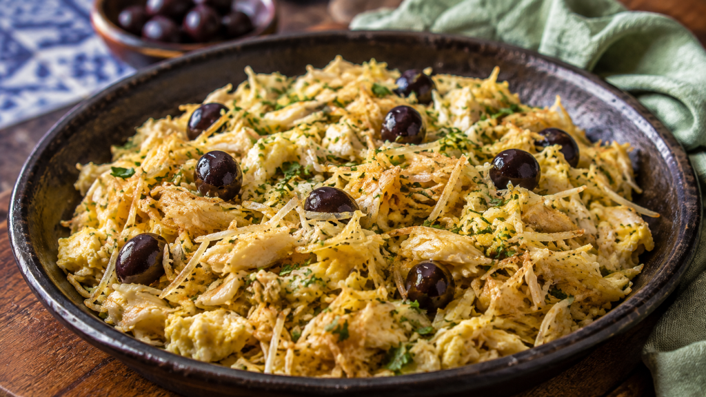 Bacalhau à Brás, morue portugaise aux pommes de terre et aux œufs