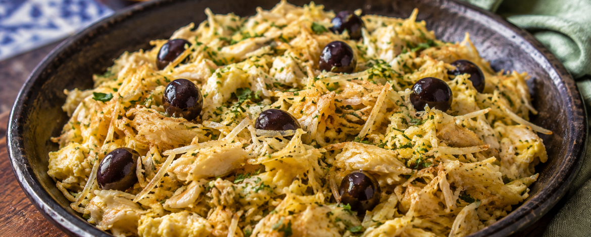 Bacalhau à Brás, morue portugaise aux pommes de terre et aux œufs