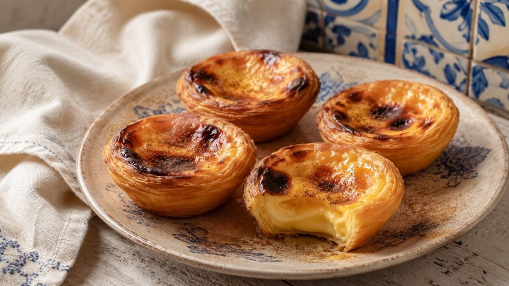 Pastéis de Nata, petits flans portugais à la pâte feuilletée