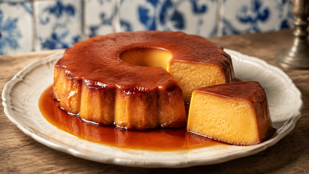Pudim Abade de Priscos de Braga, flan portugais caramélisé