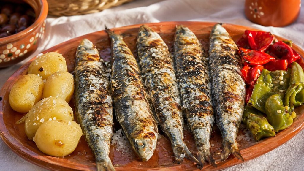 Sardinhas Assadas, sardines portugaises grillées au gros sel