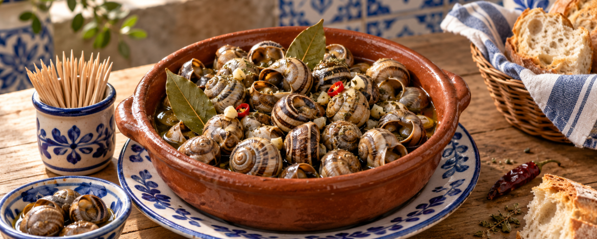 Caracóis à Portuguesa — Petits escargots mijotés à la portugaise