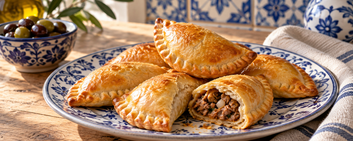 Pastéis de Massa Tenra — Chaussons portugais à la viande